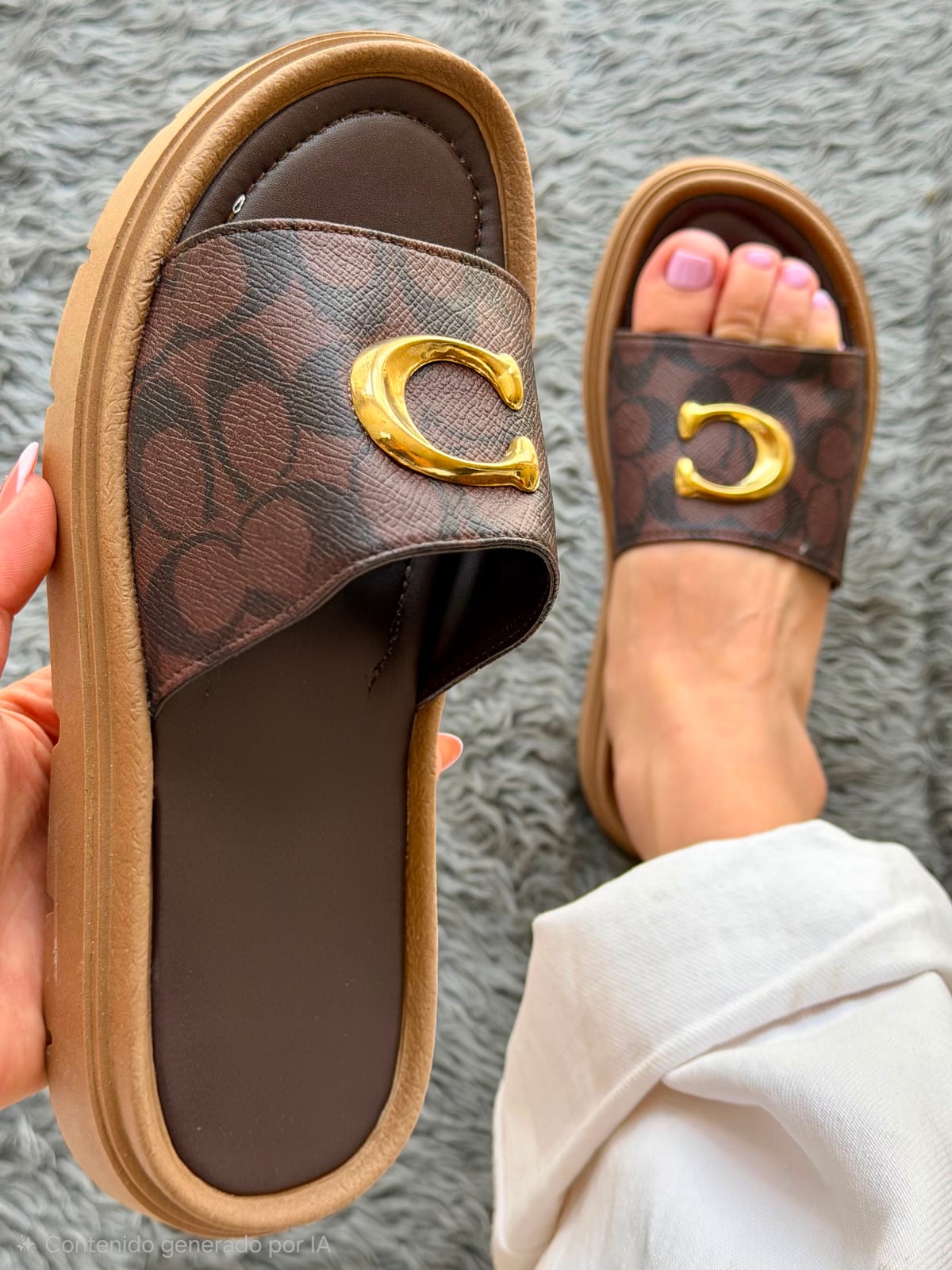 Huarache herraje C - Chocolate